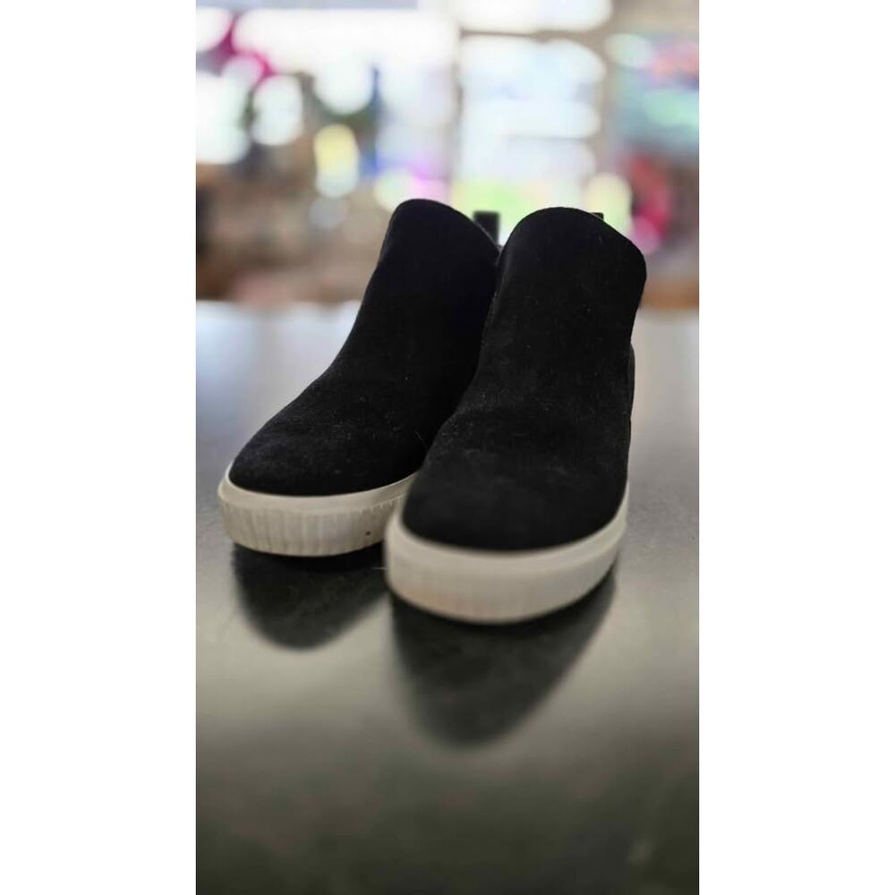Timberland Skyla Bay Black Suede High Top Slip On Sneakers Womens Size‎ 7